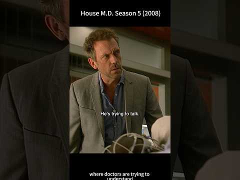 🧠😳 “He’s Trying to Say Something…” | A Shocking Moment in House M.D. Season 5 (2008) 🩺⚡
