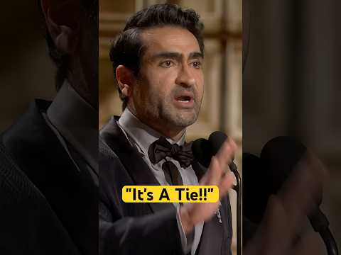 "It's A Tie!" Kumail Nanjiani Reacts Quickly at the 98th Oscars!