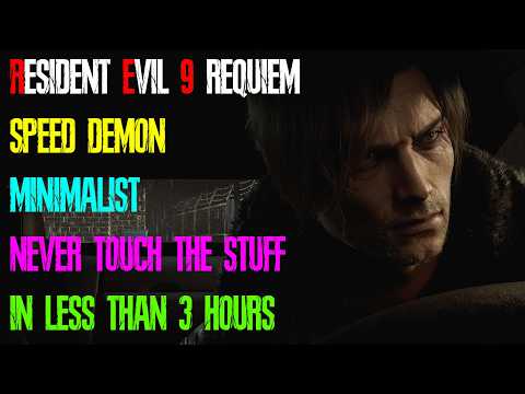 RE9 How to Get Speed Demon, Minimalist, and Never Touch The Stuff All in One Go (FULL GUIDE)