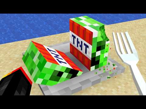 I Turned MOBS Into FOODS In Minecraft!