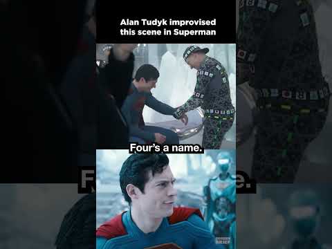 Alan Tudyk Improvised This Superman Robot Scene