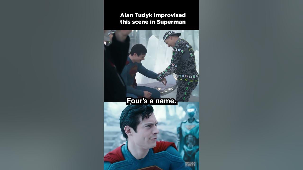 Alan Tudyk Improvised This Superman Robot Scene