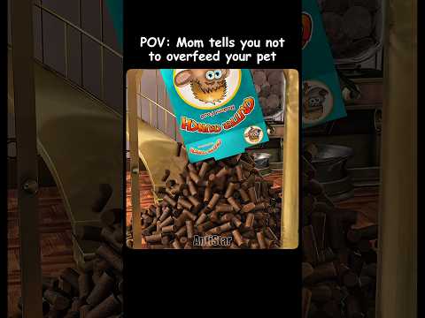 POV: Mom tells you not to overfeed your pet 🐾😂