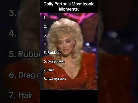 Dolly Parton’s Most Iconic Moments #dollyparton #iconicmoments #popculture