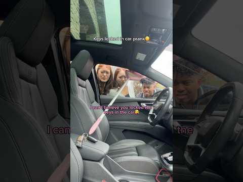 Keys locked in car gone wrong🤫 #sister #sisters #sistergoals #funny #funnyvideo #comedy #fun #trend