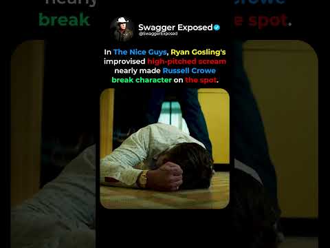 When Ryan Gosling's Improvised Scream Almost Broke Russell Crowe 😂🎬