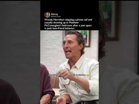 WOODY HARRELSON SURPRISED MATTHEW MCCONAUGHEY AT 2AM