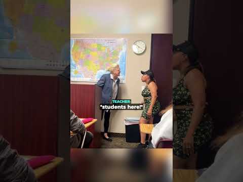 Parent Storms Classroom! 😳