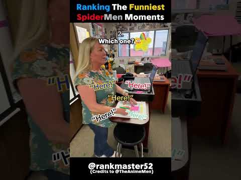 Ranking The Funniest SpiderMen Moments! #usa
