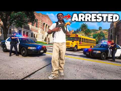 I Got ARRESTED at SCHOOL in GTA 5 RP..