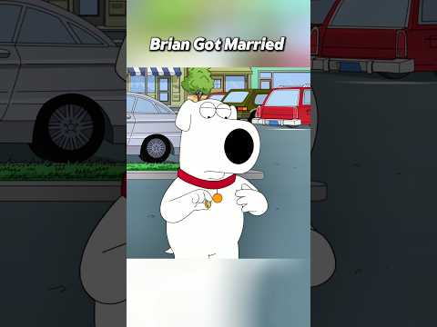 Brian got married 🤔 #familyguy #shorts