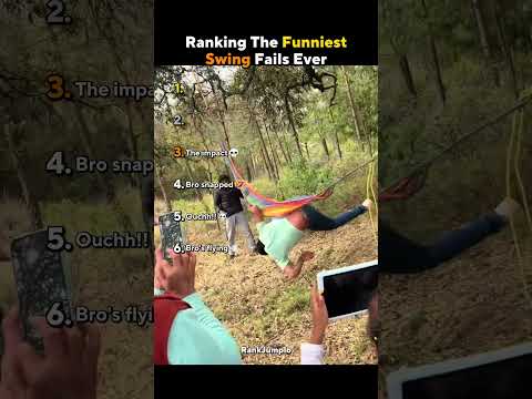 Ranking the funniest swing fails ever 💀🗿 #usa