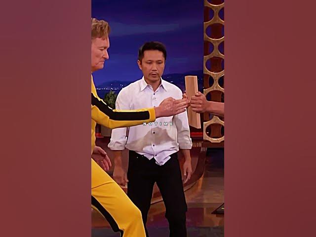 Conan Tries Bruce Lee's 1-Inch Punch