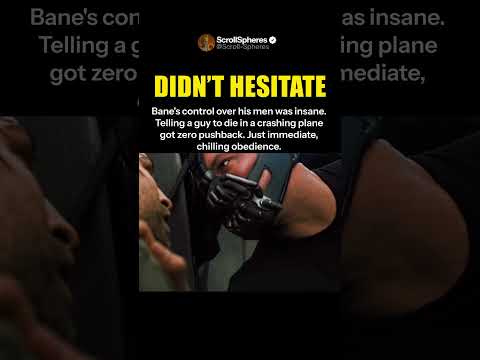 Bane Told Him To Do This & He Didn’t Even Flinch