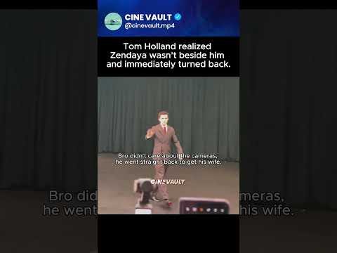 Tom Holland TURNED BACK for Zendaya! 📉😱 | #Shorts