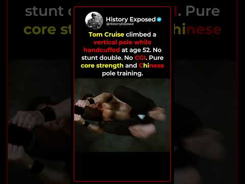When Tom Cruise Climbed a Pole Handcuffed at 52 🎬💪