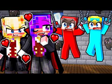Kidnapped By VAMPIRE GIRLS in Minecraft..