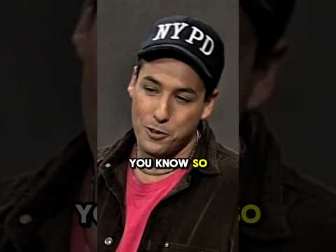 Adam Sandler telling a funny childhood story