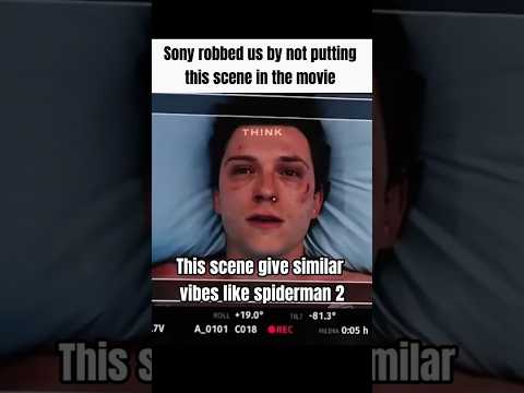 The deleted Spider-Man BND scene Sony robbed us of !!