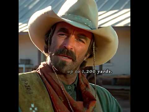The legendary Sharps rifle had a range of up to 1,200 yards.  🔫🔥 | Quigley Down Under (1990)#edit