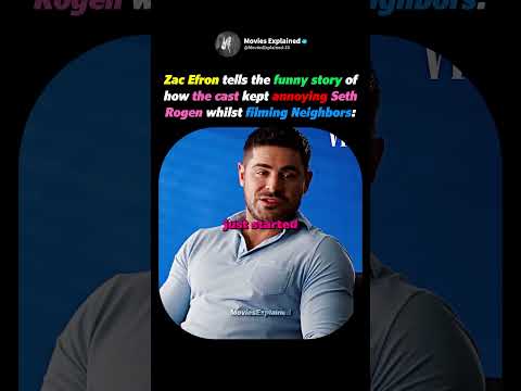 How Zac Efron And The Cast Kept Annoying Seth Rogen 😂🎬