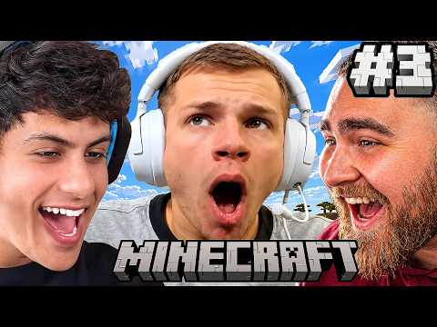 PLAYING HARDCORE MINECRAFT UNTIL WE BEAT IT DAY 3