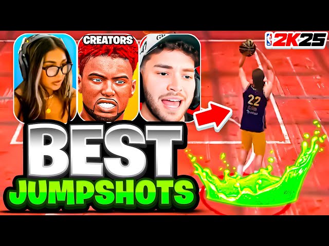 Top 10 Best Jumpshots in NBA 2K25 from EVERY YouTuber (Joe Knows, Double H + More)