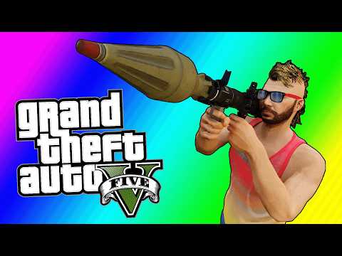 GTA 5 Funny Moments - Rocket Roulette, Indestructible Dumpster, Lui's Bounty!