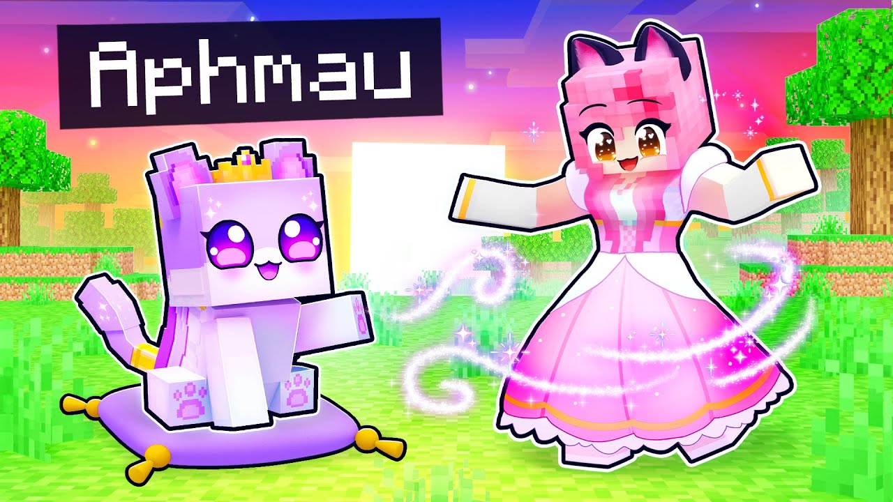 Playing as a PRINCESS KITTEN in Minecraft!