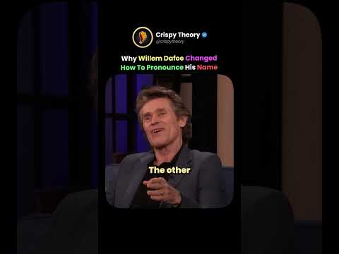 How To Pronounce Willem Dafoe