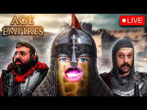 🔴LIVE | 1V1V1 AGE OF EMPIRES | GIMMICK X HABIBI | MANY MEN MONDAY | #BUNGULATE