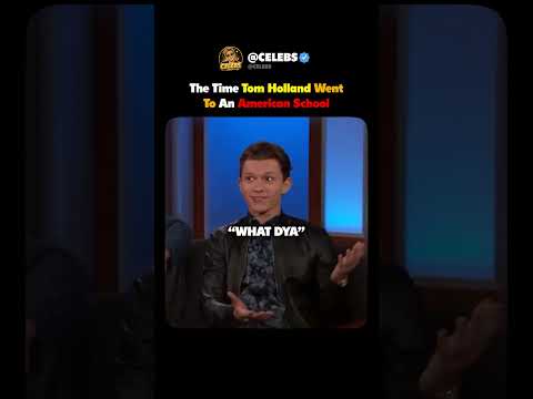 The Time Tom Holland Went To An American School