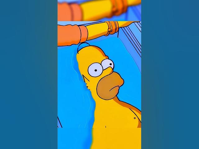 Homer Gets Buried Alive 😳⚰️ #simpsons #shorts #funny