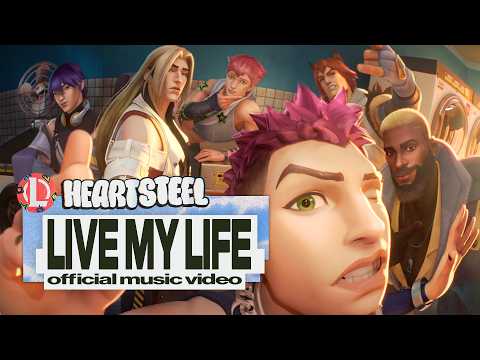 HEARTSTEEL - Live My Life ft. Anderson .Paak, BAEKHYUN, Connor Price, Nic D (Official Music Video)