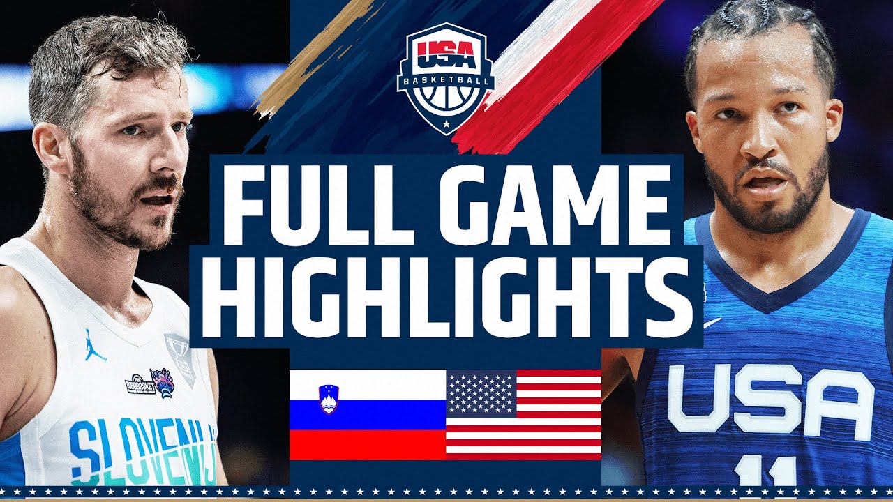 SLOVENIA vs USA SHOWCASE FULL GAME HIGHLIGHTS August 12, 2023