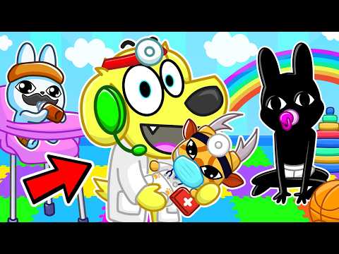 Adopting BABY ANIMAL ANOMALIES in Roblox!