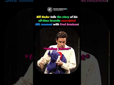 Why Bill Hader Still Laughs About This SNL Moment 😂🎭