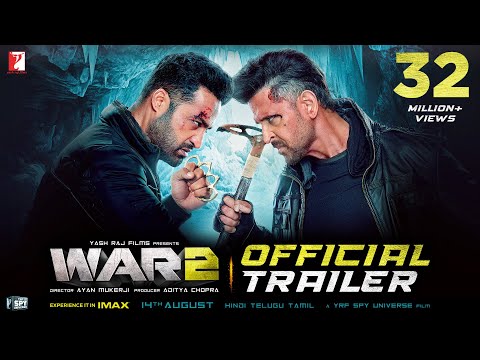 WAR 2 | Official Trailer | Hrithik Roshan | NTR | Kiara Advani | Ayan Mukerji | YRF Spy Universe