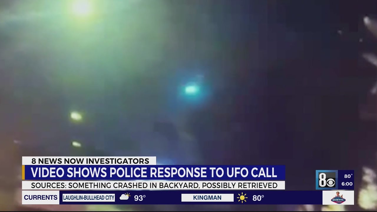 Las Vegas family claims to see aliens after several report something falling from sky