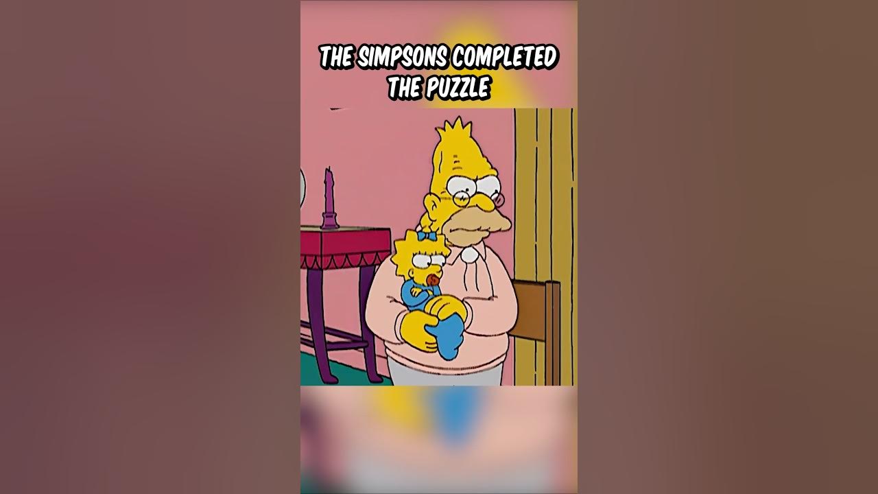 The Simpsons completed the puzzle