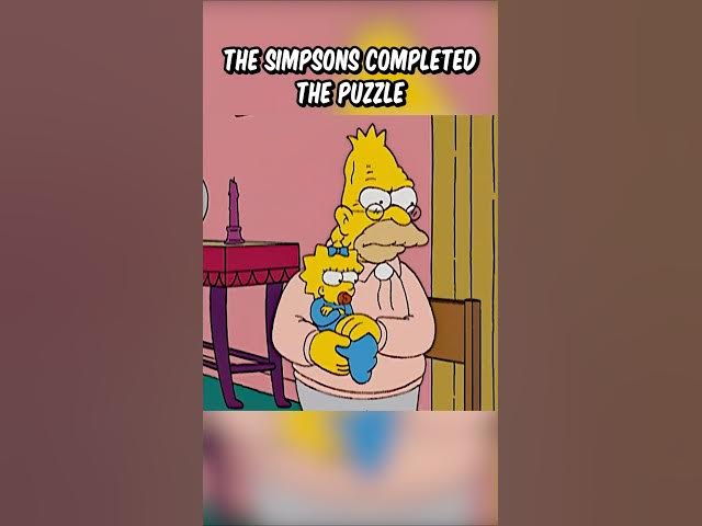 The Simpsons completed the puzzle