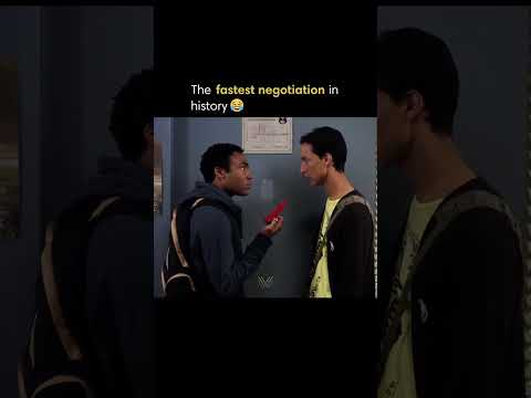 The fastest negotiation in history