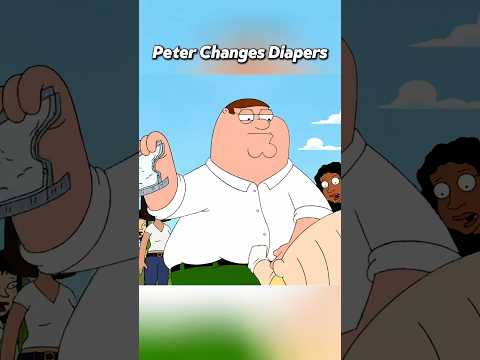 Peter changes diapers #familyguy #shorts