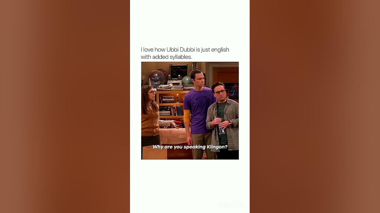 I love how Ubbi Dubbi is just english with added syllables.