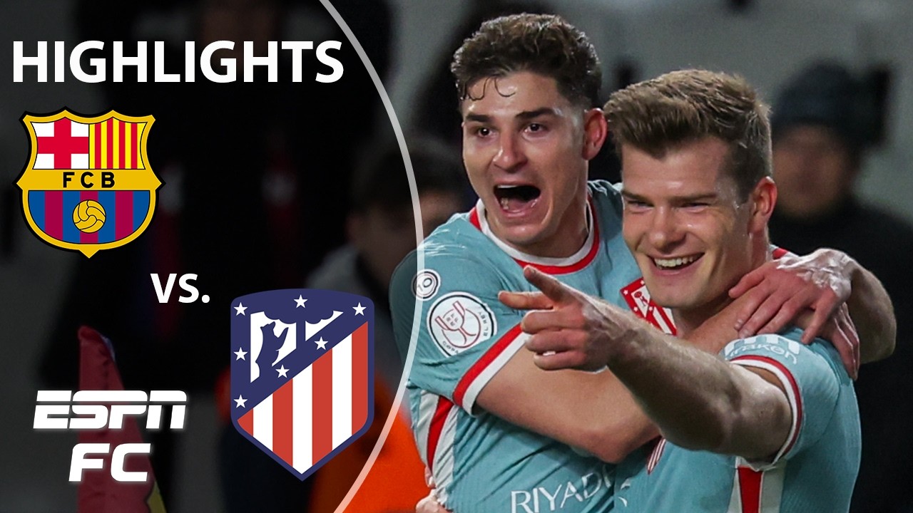 8-GOAL THRILLER 🤯 Barcelona vs. Atletico Madrid | Copa del Rey Highlights | ESPN FC