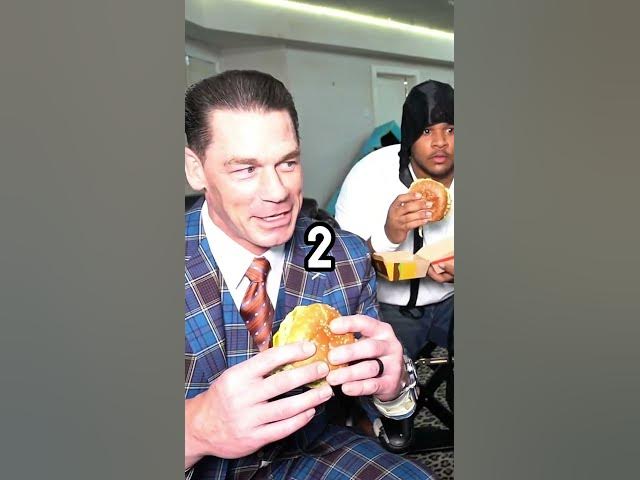 Kai Cenat JOHN CENA TRIES CHICKEN BIG MAC! 🤔😂