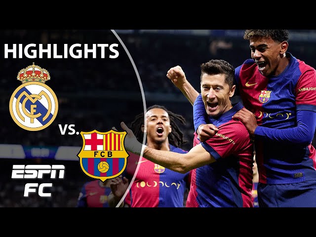 🚨 EL CLASICO 🚨 Real Madrid vs. Barcelona | LALIGA Highlights | ESPN FC