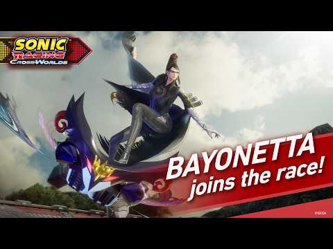 Sonic Racing: CrossWorlds - Bayonetta Teaser Trailer