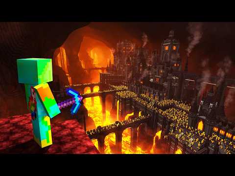 1000 Players Simulate Mining Prison in Minecraft