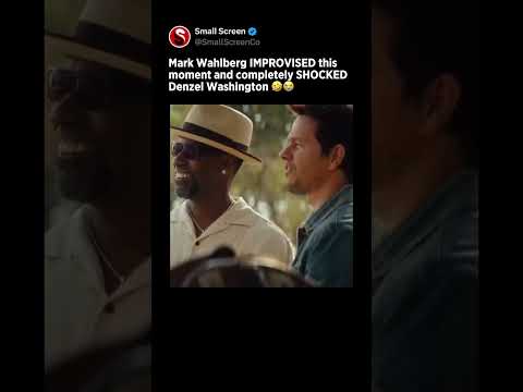Mark Wahlberg BROKE Denzel With This Improvised Line! 🤣😭